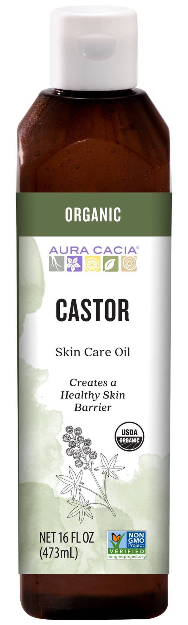 Organic Castor Oil - Skin Care Oil (16 Fluid Ounces)