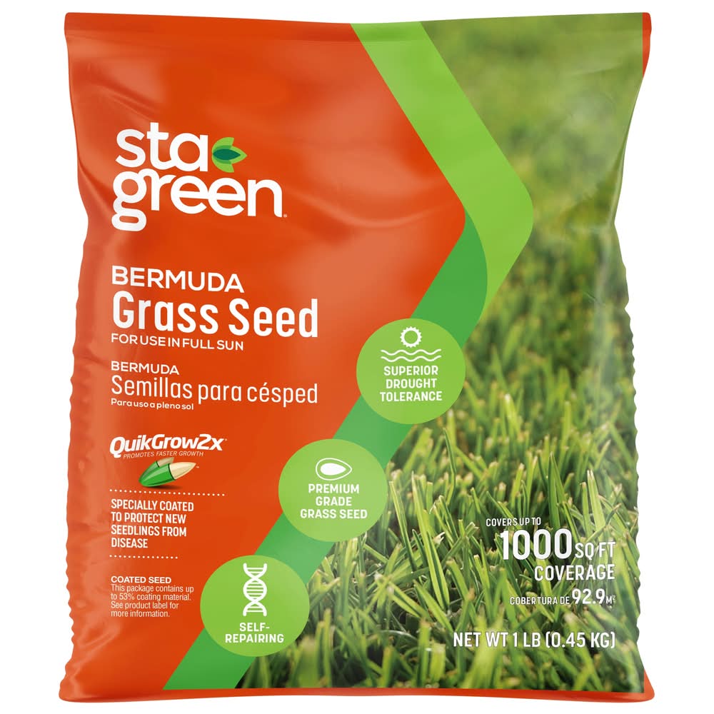 Sta-Green QuikGrow2x Full Sun 1-lb Bermuda Grass Seed