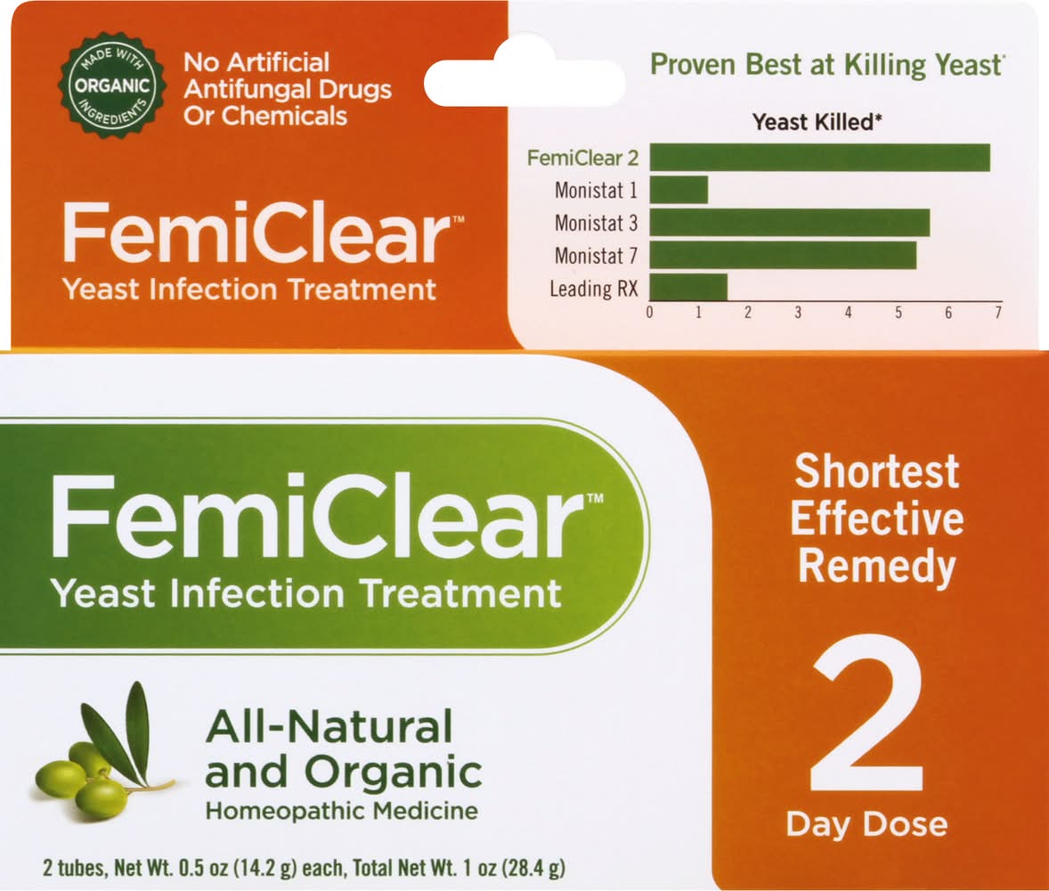 FemiClear Yeast Infection & External Itch Ointment (0.5 oz, 2 ct)