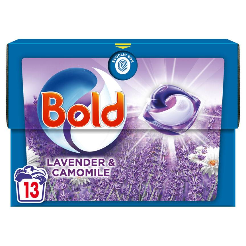 Bold Lavender-Camomile, All-In-1 Pods Washing Capsules (13 pack)