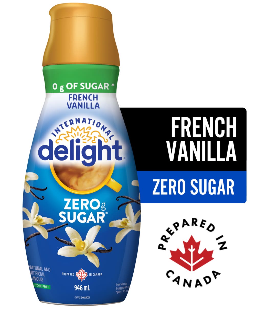 International Delight Zero Sugar Coffee Creamer, French Vanilla (946 ml)