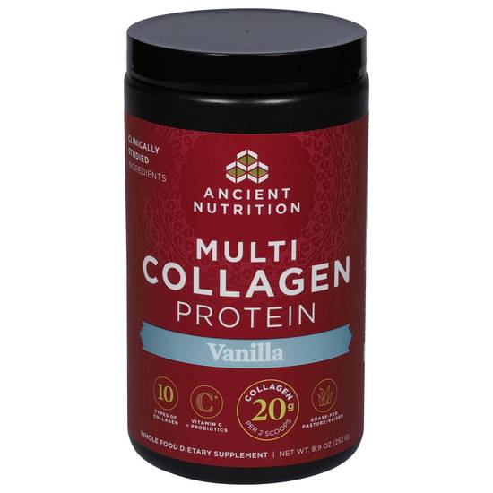 Ancient Nutrition Vanilla Multi Collagen Protein (8.9 oz)