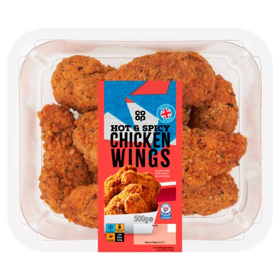 Co-op Hot & Spicy Chicken Wings (500g)