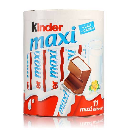 Barresau lait de chocolat Kind Maxi 11 pièces
