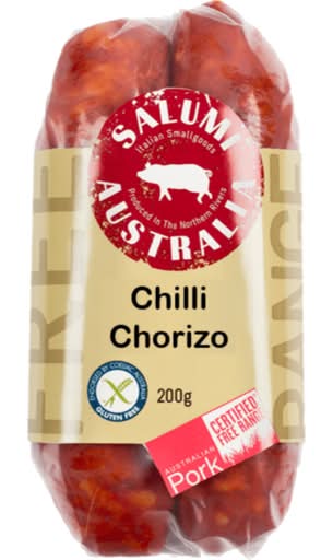 Salumi Australia Chilli Chorizo (200g, 2 pack)