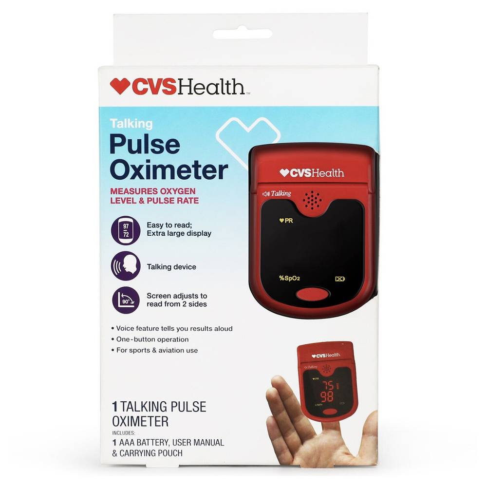 CVS Health Talking Pulse Oximeter