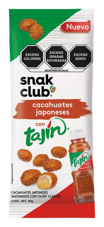 Snak Club · Cacahuates japoneses sasonados con trajín (90 g)