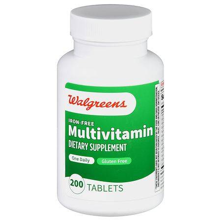 Walgreens Iron-Free Multivitamin Tablets (200 ct)