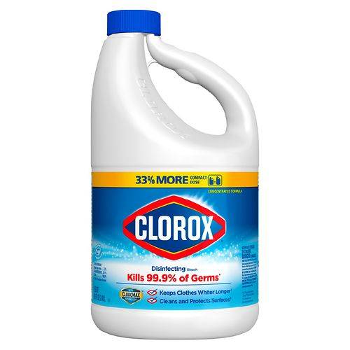 Clorox Disinfecting Bleach, Concentrated Formula Regular - 81.0 fl oz