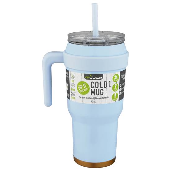 Reduce Cold Light Blue Mug