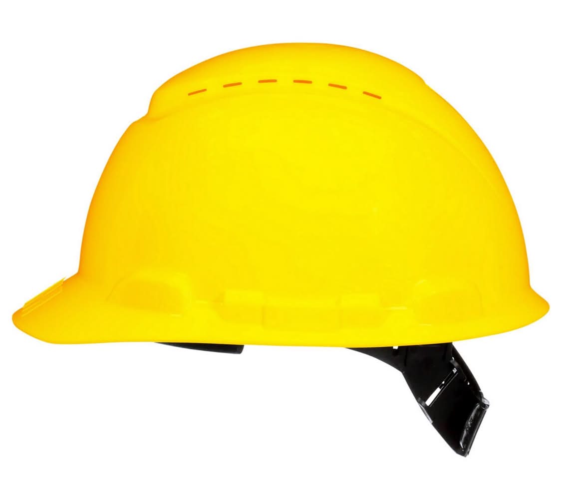 3M Pinlock Hard Hat Yellow Vented