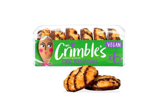 Mrs Crimble 6 Vegan Chocolate Macaroons 195g