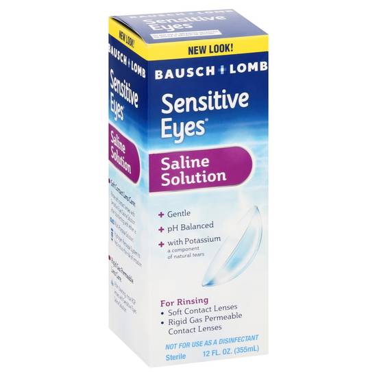 Sensitive Eyes Bausch Lomb Saline Solution