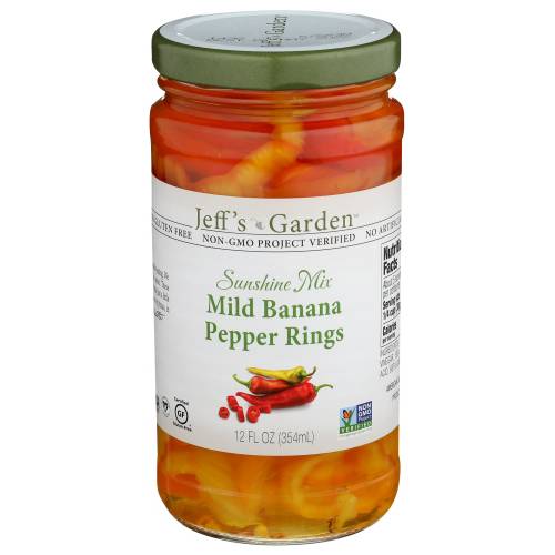 Jeff's Garden Mild Banana Pepper Rings