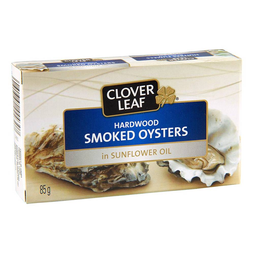 Clover Leaf Hardwood Smoked Oysters, 8-Count