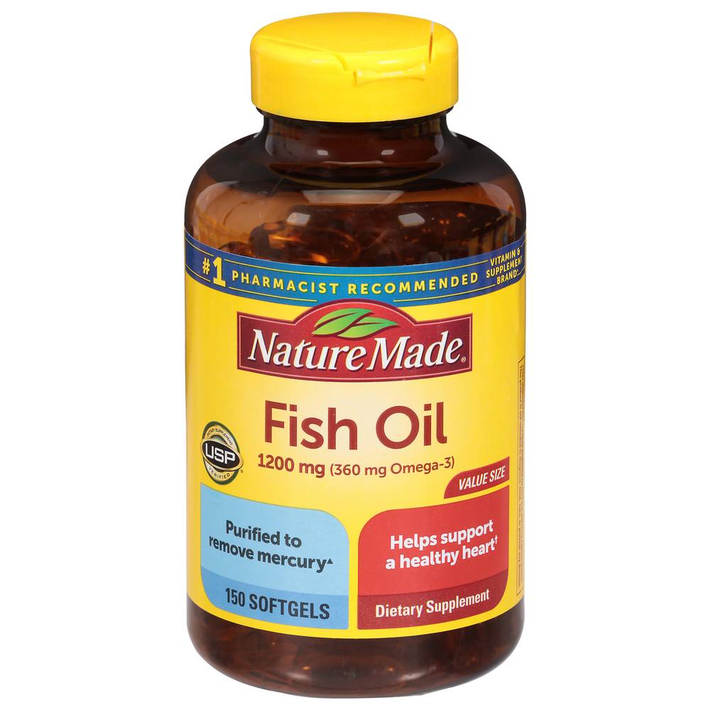 Nature Made Fish Oil 1200 mg Softgels