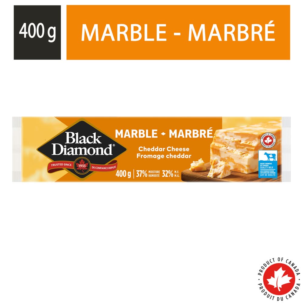 Black Diamond Marble Cheddar Cheese (400 g)