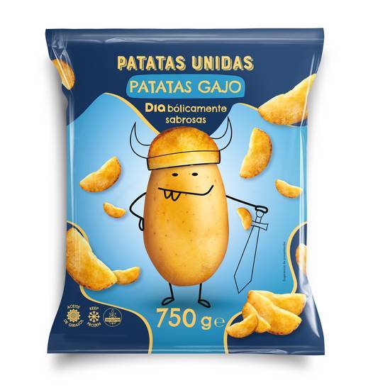DIA PATATAS UNIDAS patatas gajo bolsa 750 gr