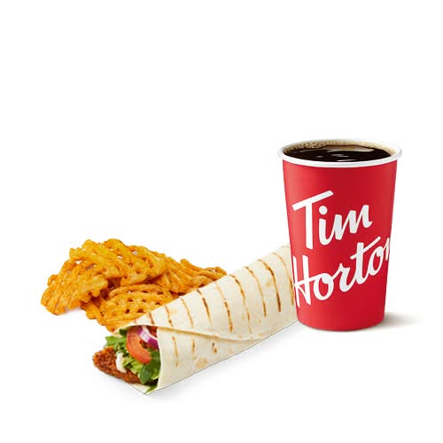 Vegan Meatless Wrap Meal