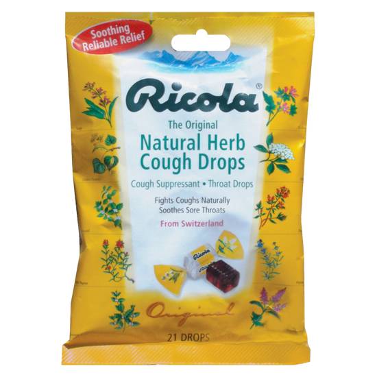 Ricola Original Natural Herb Cough Drops 21ct