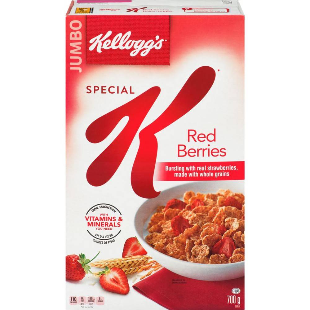 Special K Jumbo Cereal, Red Berries (700 g)
