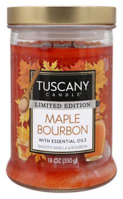 Tuscany Maple Bourbon Candle - 18 Oz