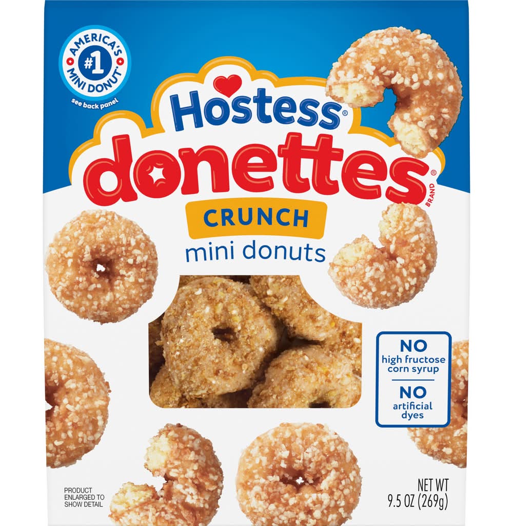 Hostess Donettes Crunch Mini Donuts (9.5 oz)