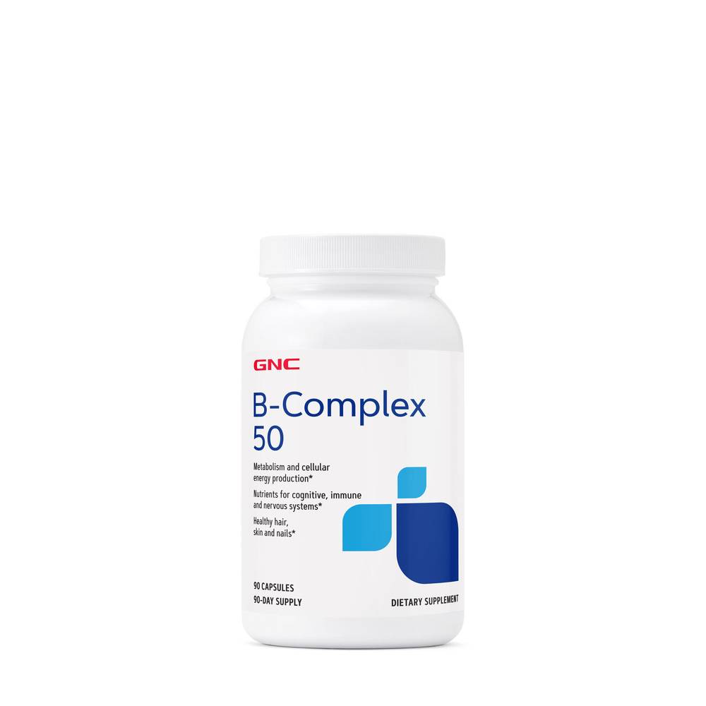 B-Complex 50 - 90 Capsules (90 Servings)