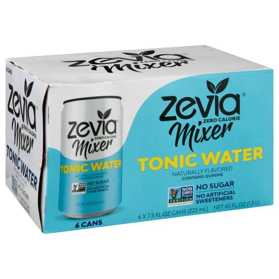 Zevia Mixer Zero Calorie Tonic Water (6 ct, 45 fl oz )