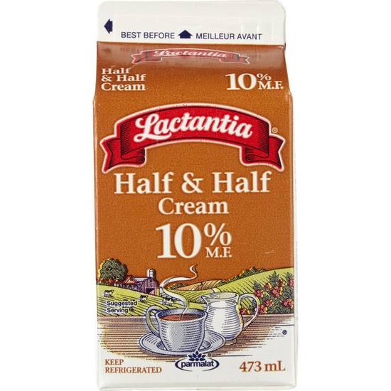 Lactantia Half & Half Cream 10% (473 ml)