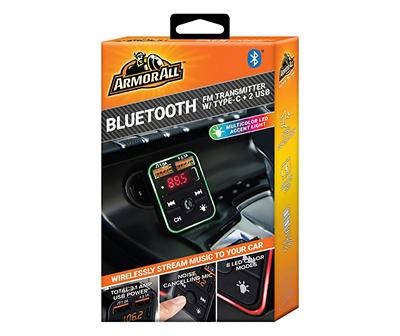 Black Bluetooth FM Transmitter & Car Charger