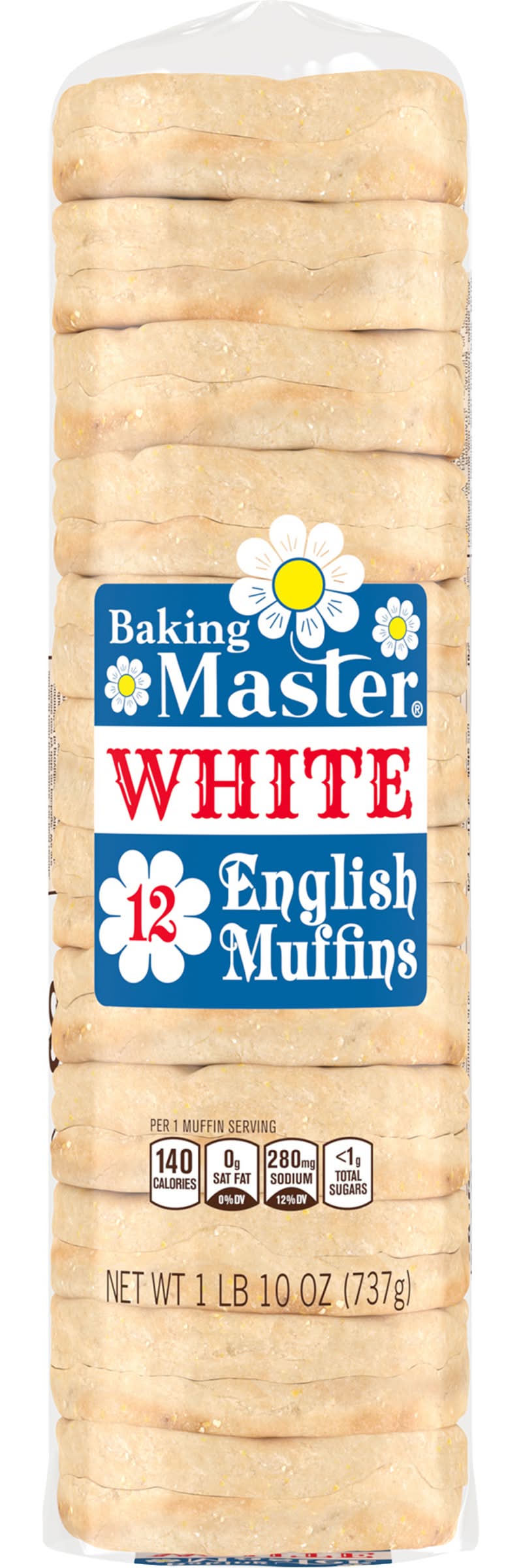 Master White English Muffins (1 lbs, 12 ct)