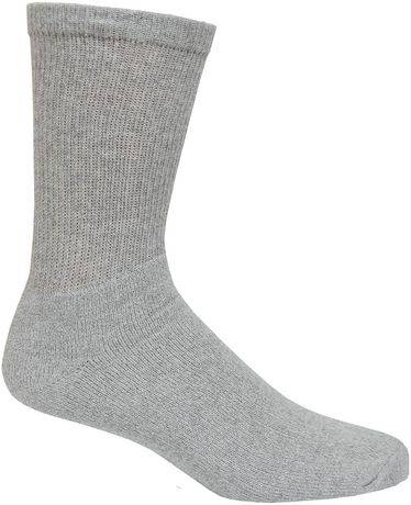 Mens Workload 6-Pack Work Socks (Color: Black, Size: 7-12)