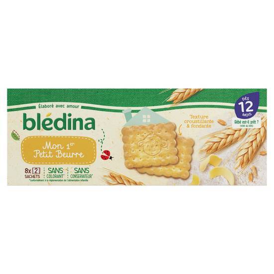 Bledina mon premier petit beurre 133g dès 12 mois - 133g