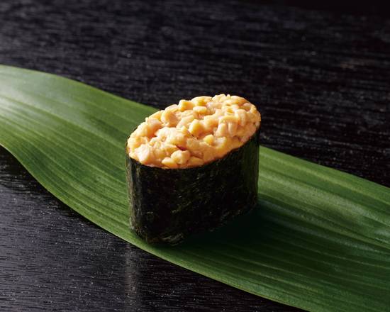 納豆軍艦(ネギ無し)(1貫)【 V952 】 Natto Gunkan Sushi without Spring Onions