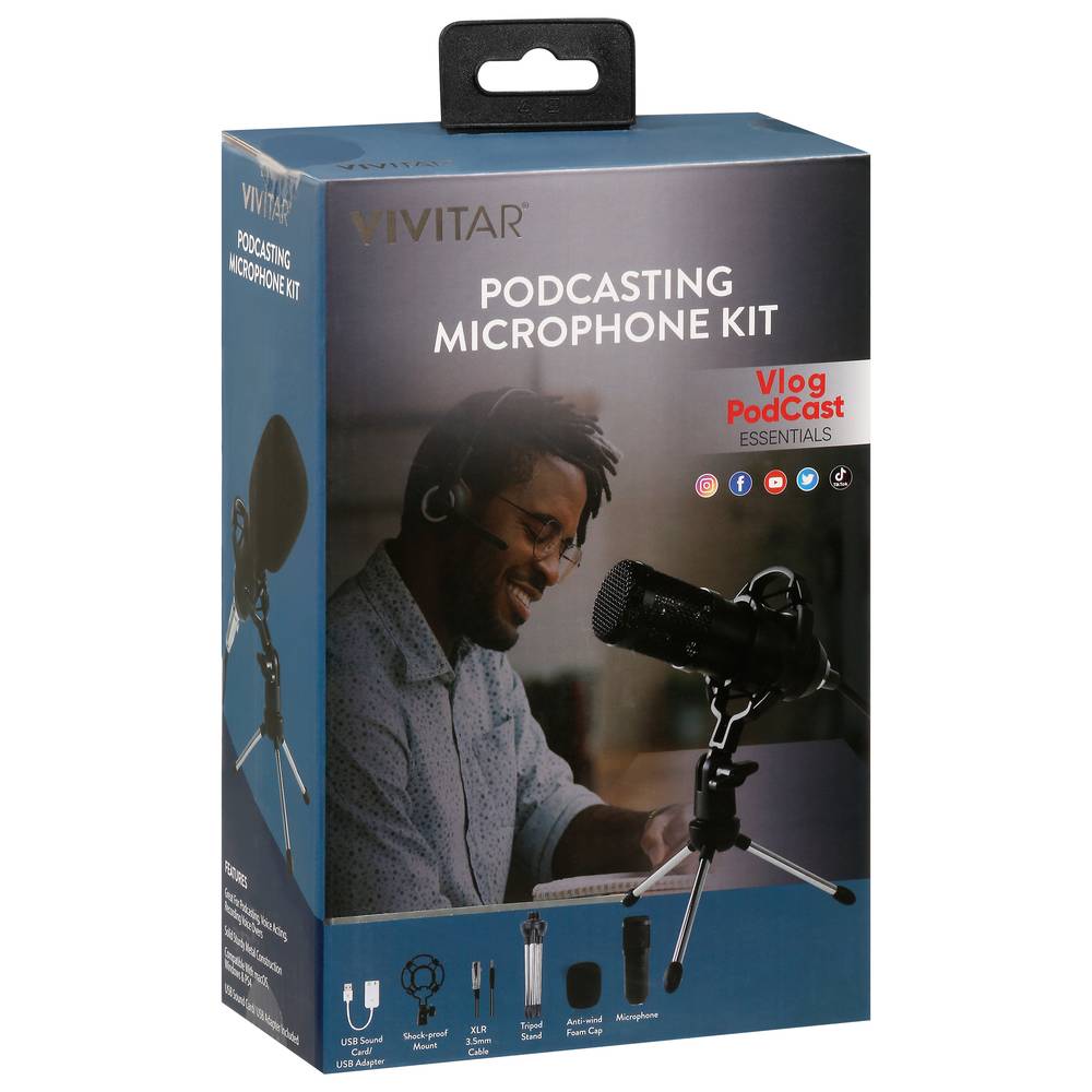 Vivitar Podcasting Microphone Kit