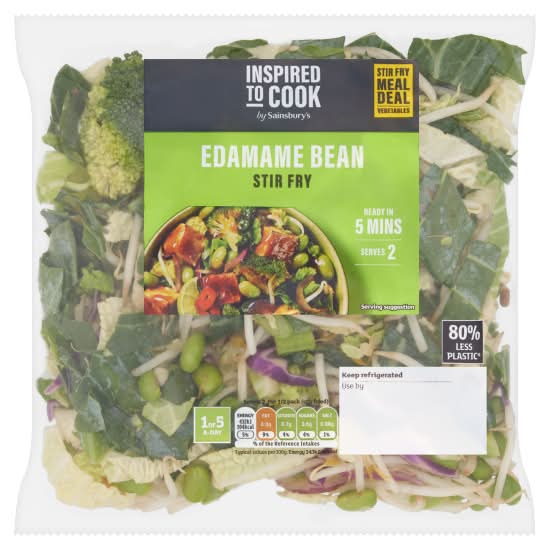 Sainsbury's Inspired To Cook Edamame Bean Stir Fry (300g)