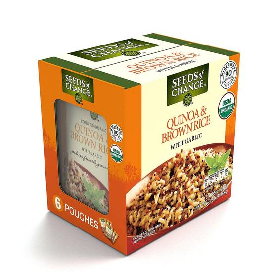 Seeds Of Change Organic Quinoa & Brown Rice With Garlic (6 ct)