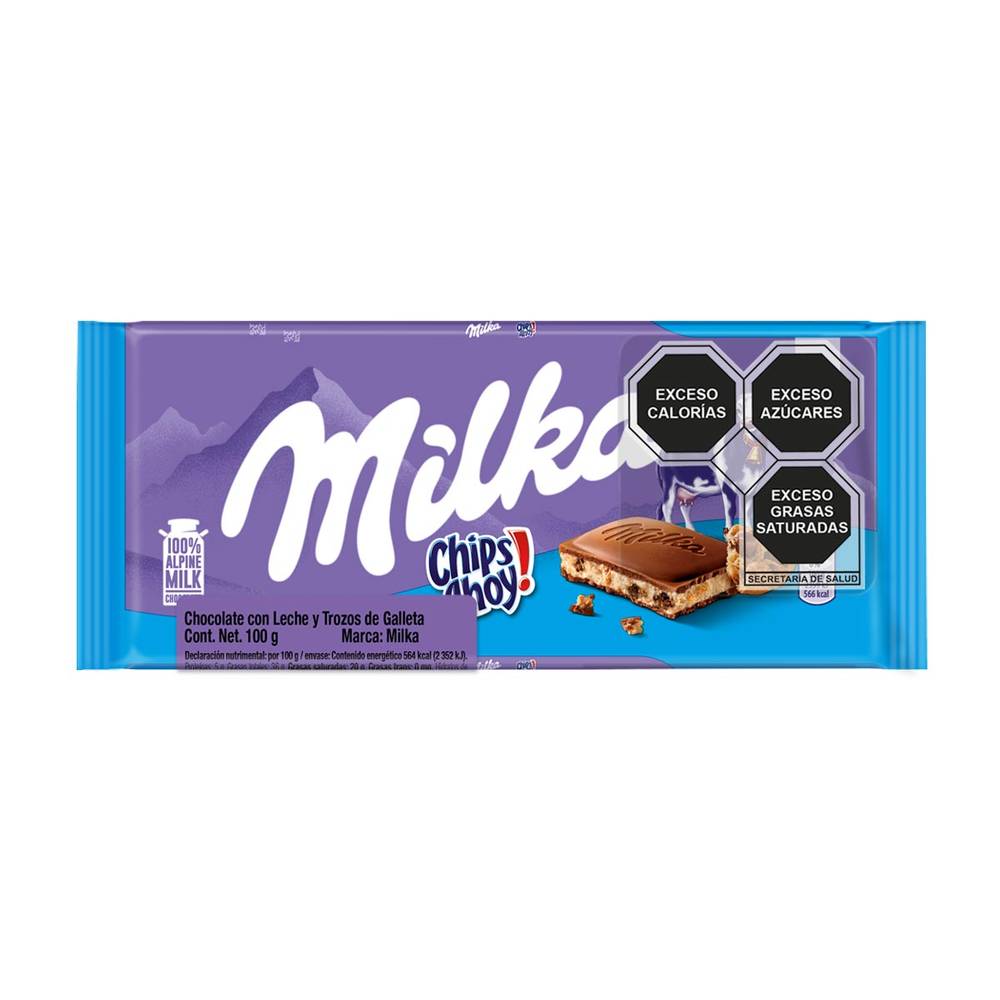 Milka · Barra de chocolate con chips ahoy! (100 g)