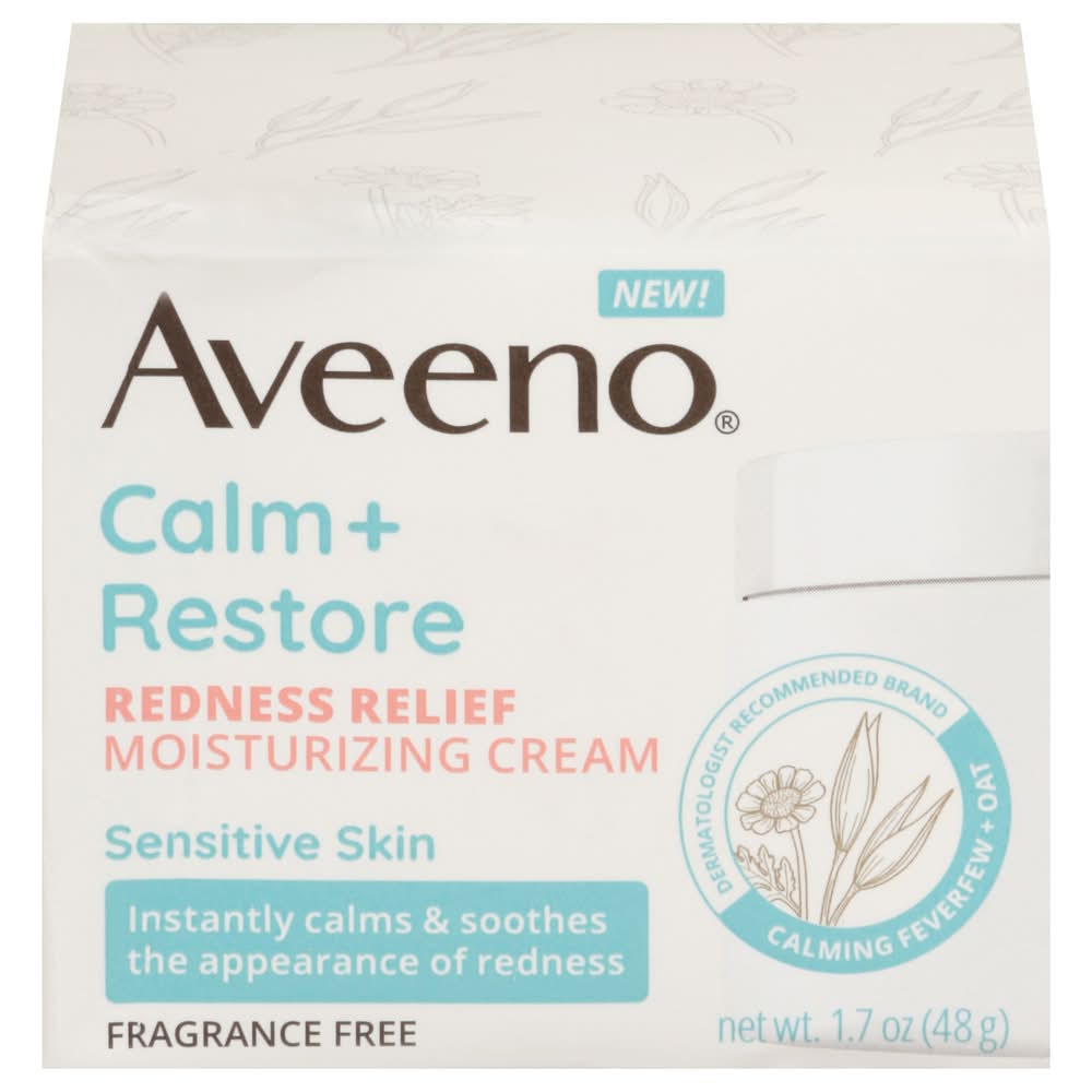 Aveeno Calm + Restore Redness Relief Moisturizing Cream (1.7 oz)