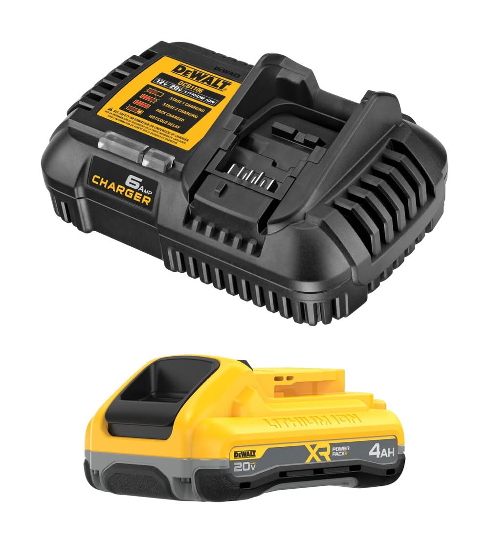 DeWalt 20 -Volt 1 -Pack Lithium-ion ( 4 Ah Battery and Charger )