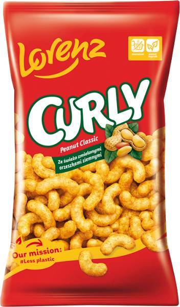 Curly Chrupki o smaku Orzeszków Ziemnych 120 g