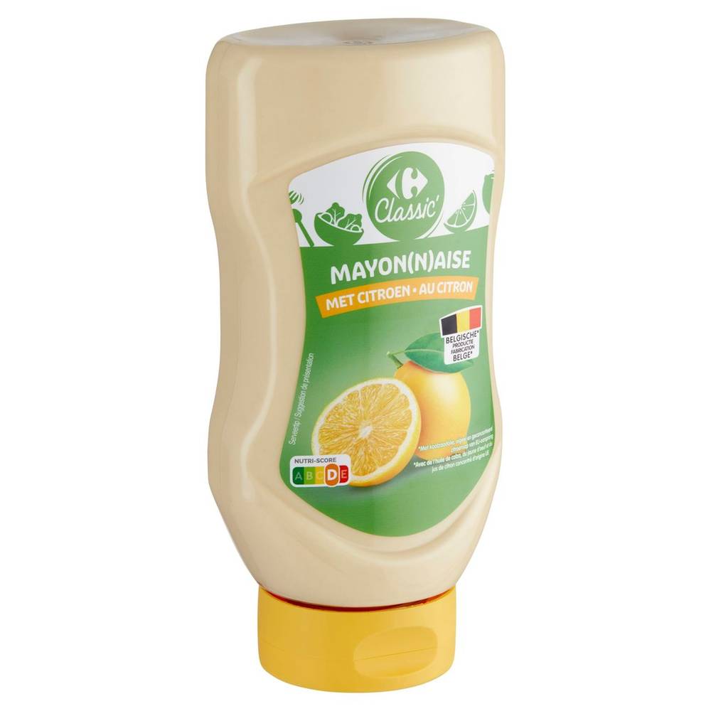 Carrefour Classic'' Mayonnaise au Citron 465 g