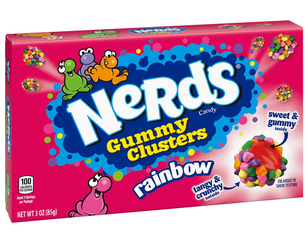 Nerds Rainbow Gummy Clusters (85g)