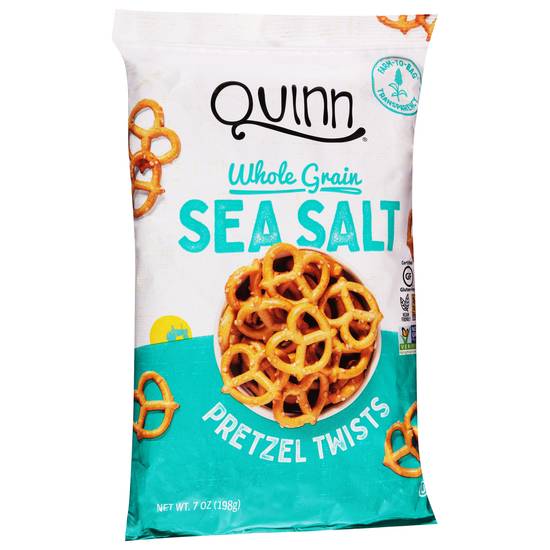 Quinn Whole Grain Sea Salt Pretzel Twists