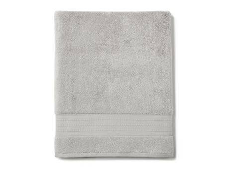 Martha Stewart Everyday Solid Color 100% Cotton Bath Towel, Quiet Grey