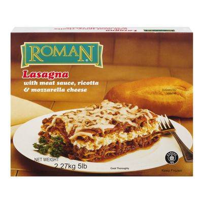 Roman Frozen Meat, Ricotta and Mozzarella Flavoured Lasagna (2.27 kg)