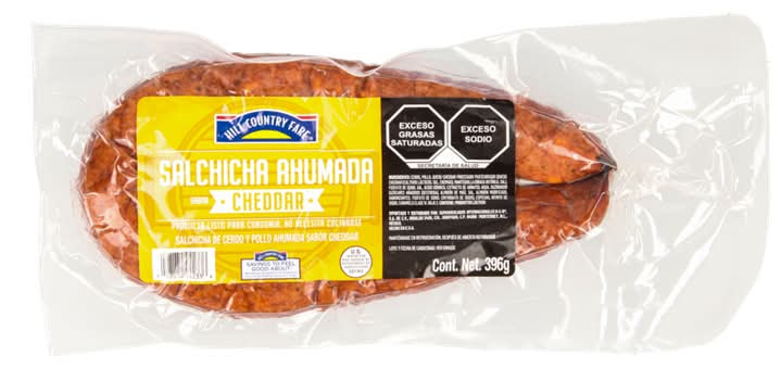 Hill Country Fare · Salchicha ahumada con queso cheddar (396 g)