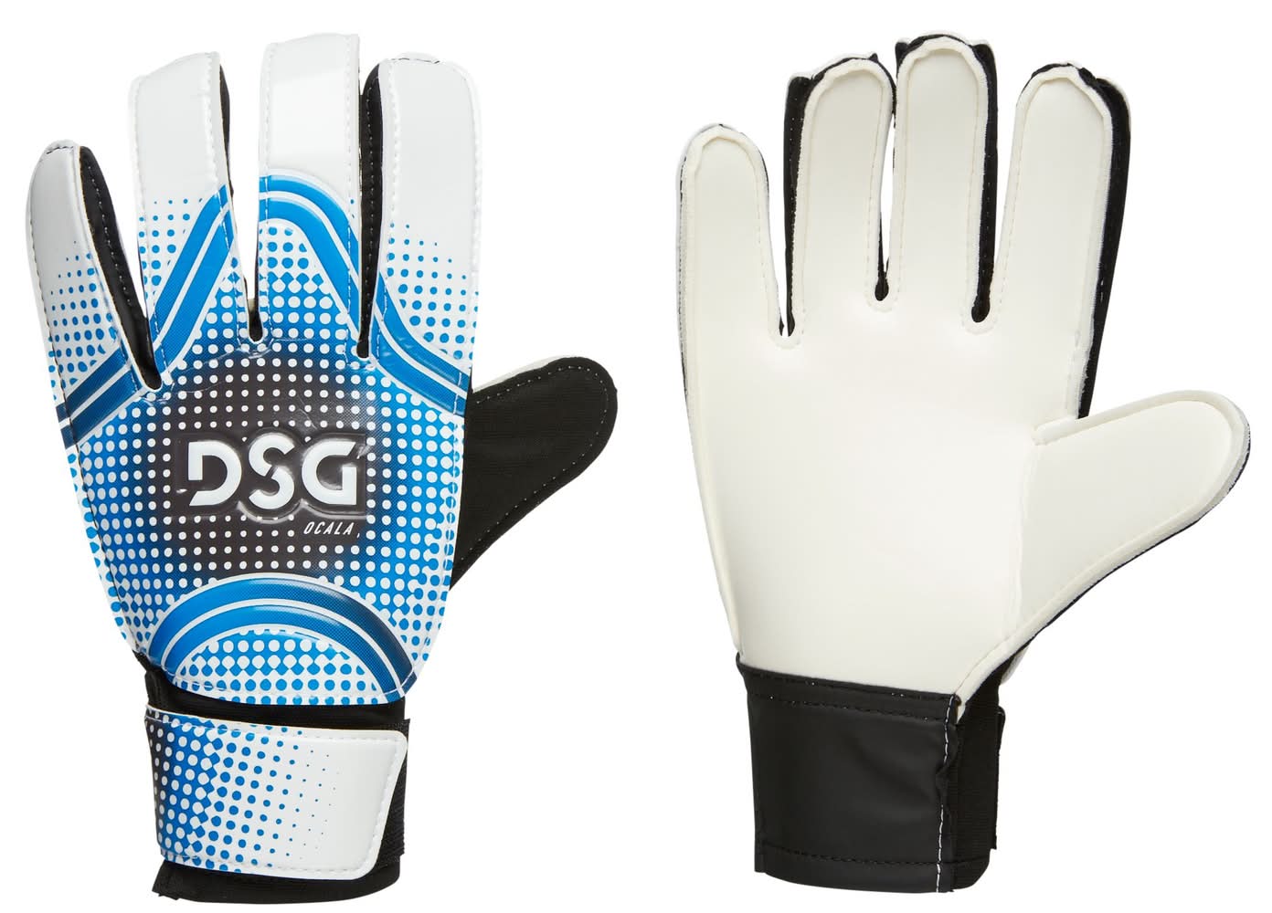 DSG Youth Ocala Goalkeeper Glove (Blue/White, 6)