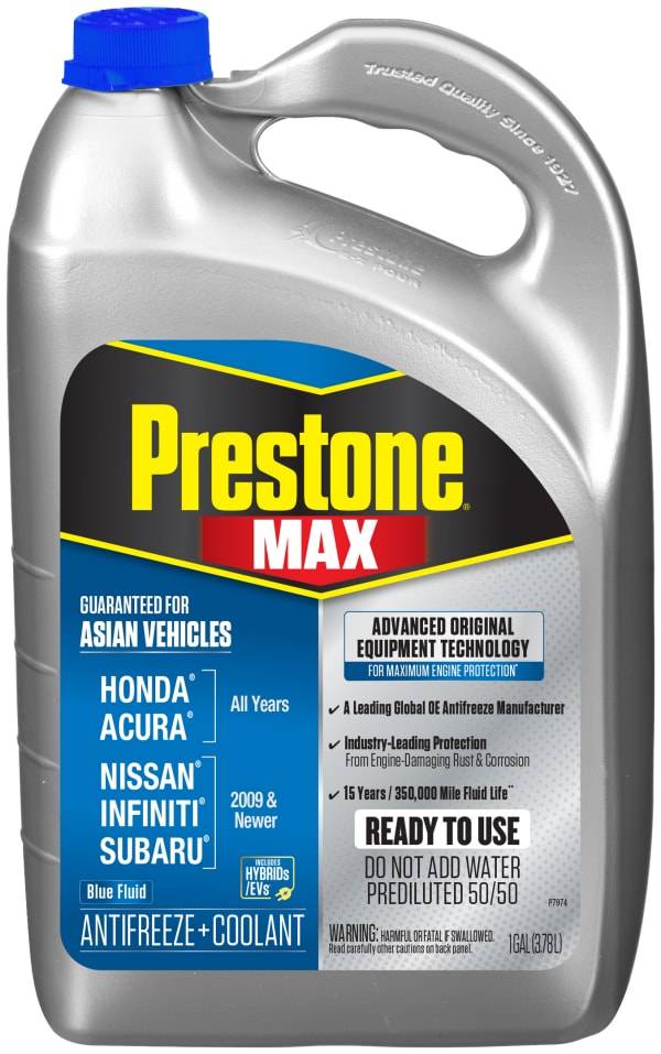 Prestone MAX 50/50 Asian Blue Antifreeze